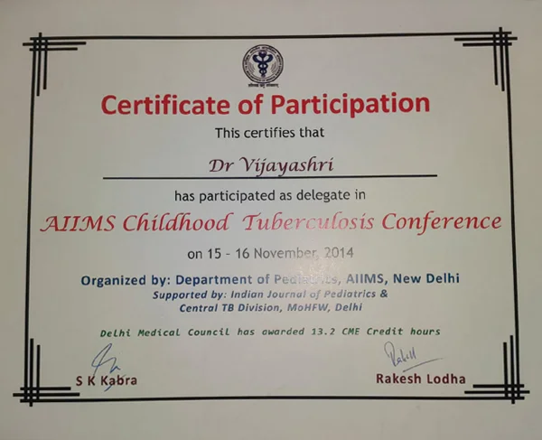 Certificates