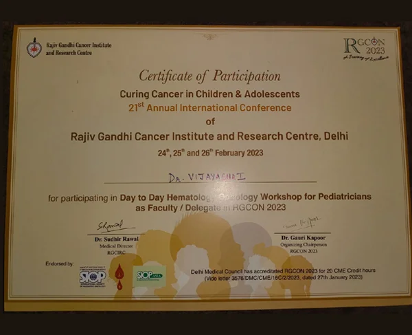 Certificates