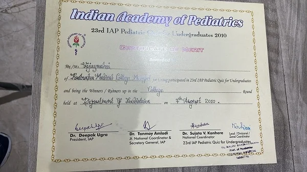 Certificates